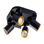 Portalampada Applique da Soffitto con 4 Teste Orientabili - immagine 5