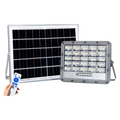 Proiettore LED Solare UNIVERSO TK08-100W | 1000 Lumen IP65 Grigio con Pannello Solare e Telecomando