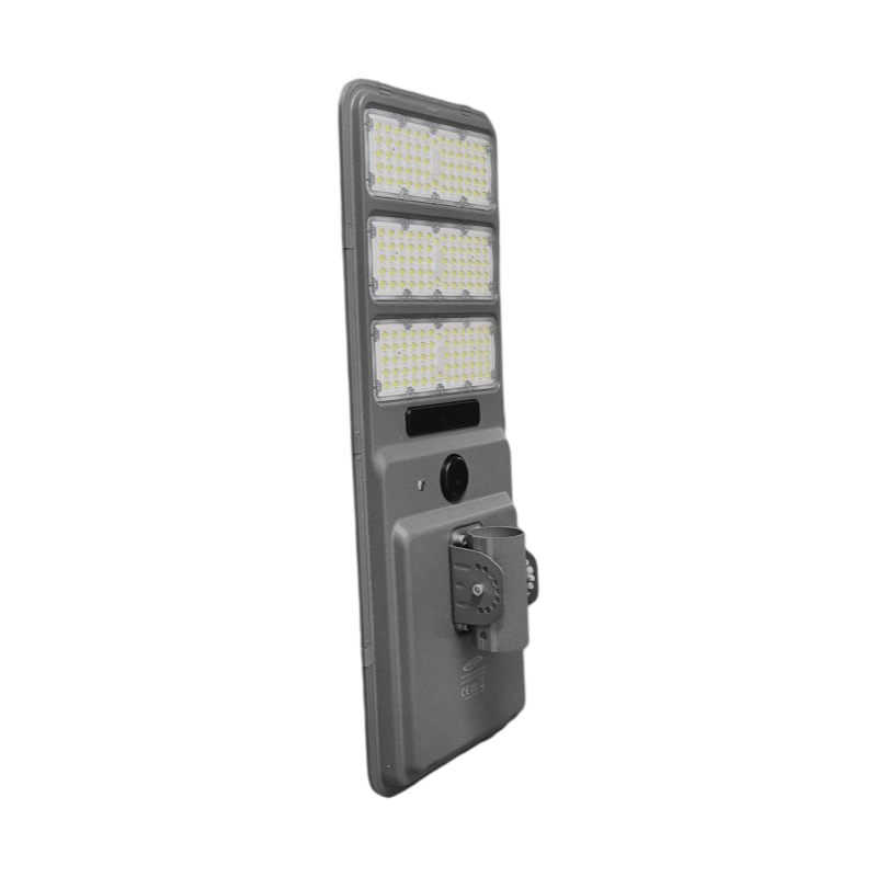 Lampione Stradale LED Solare UNIVERSO TR-600W | Equivalente 600W con Pannello Solare e Sensore Movimento IP65 - 6500K