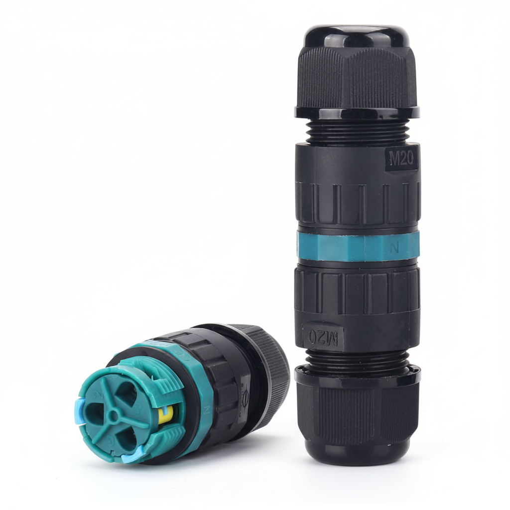 UNIVERSO EW-P20-D Connettore di Giunzione Impermeabile IP68 a Tenuta Stagna
