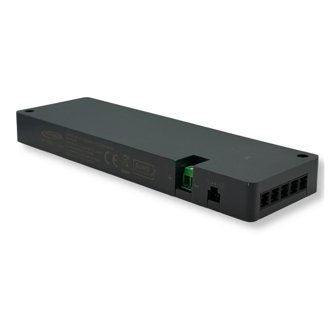 UNIVERSO QS-24V-100W Alimentatore Switching DC 24V 100W 4,16A con 9 Uscite e 1 Ingresso Sensore per Strip LED IP20