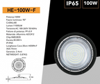 UNIVERSO HE-100W-N Campana LED UFO 100W Ultra Slim - Lampada - immagine 2