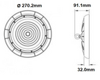 UNIVERSO HE-100W-N Campana LED UFO 100W Ultra Slim - Lampada - immagine 5