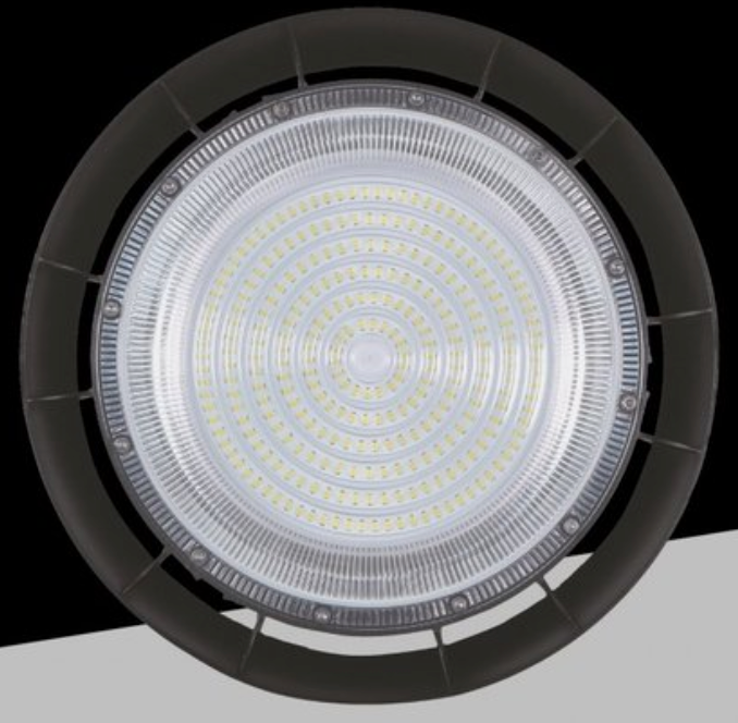 UNIVERSO HE-200W-N Campana LED UFO 200W Ultra Slim – Lampada Industriale a Sospensione da Esterno IP65 18.000 Lumen