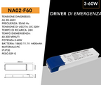 UNIVERSO NA02-F60 Driver di Emergenza per Lampade LED 3W - immagine 6