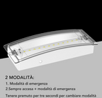 UNIVERSO LT-49312 Lampada LED di Emergenza Anti Black Out - immagine 4