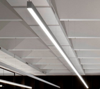 Lampadario LED Lineare Modulare 40W a Sospensione e Soffitto - immagine 2