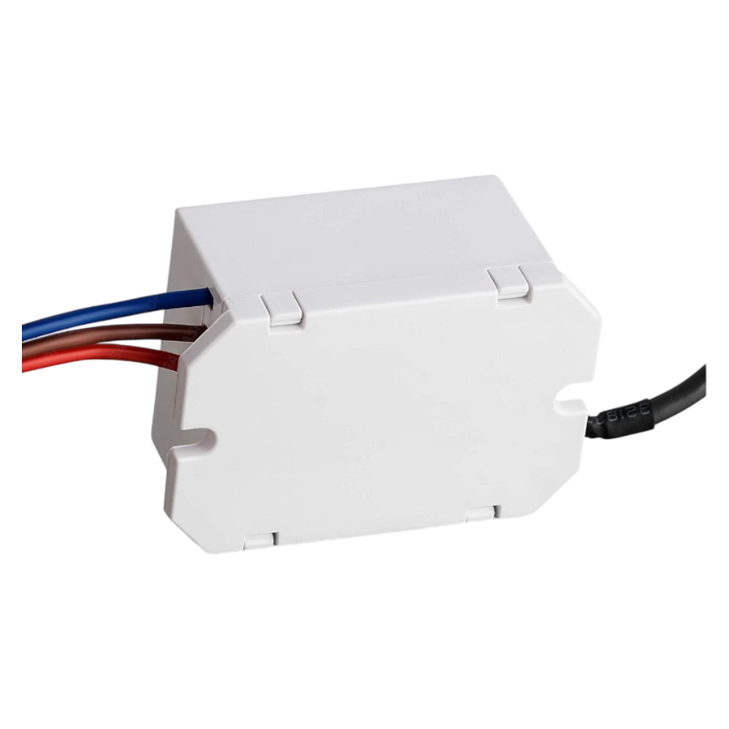 UNIVERSO YCB1050 sensore di movimento a infrarossi per lampade LED fino a 800W, IP20, ideale per illuminazione automatica interna in casa, corridoi e garage