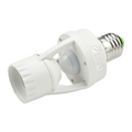 UNIVERSO YCB1060 portalampada adattatore E27 con sensore di movimento, max 60W, ideale per illuminazione automatica interna ed esterna in casa, garage e corridoi