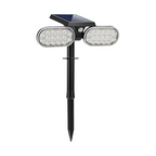 Faretto Doppio a LED da Giardino Snodabile 16W con Pannello