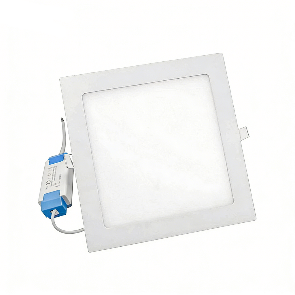 Pannello LED Quadrato SMD 6W 480 Lumen | CCT Regolabile 3000K-4000K-6500K con Driver