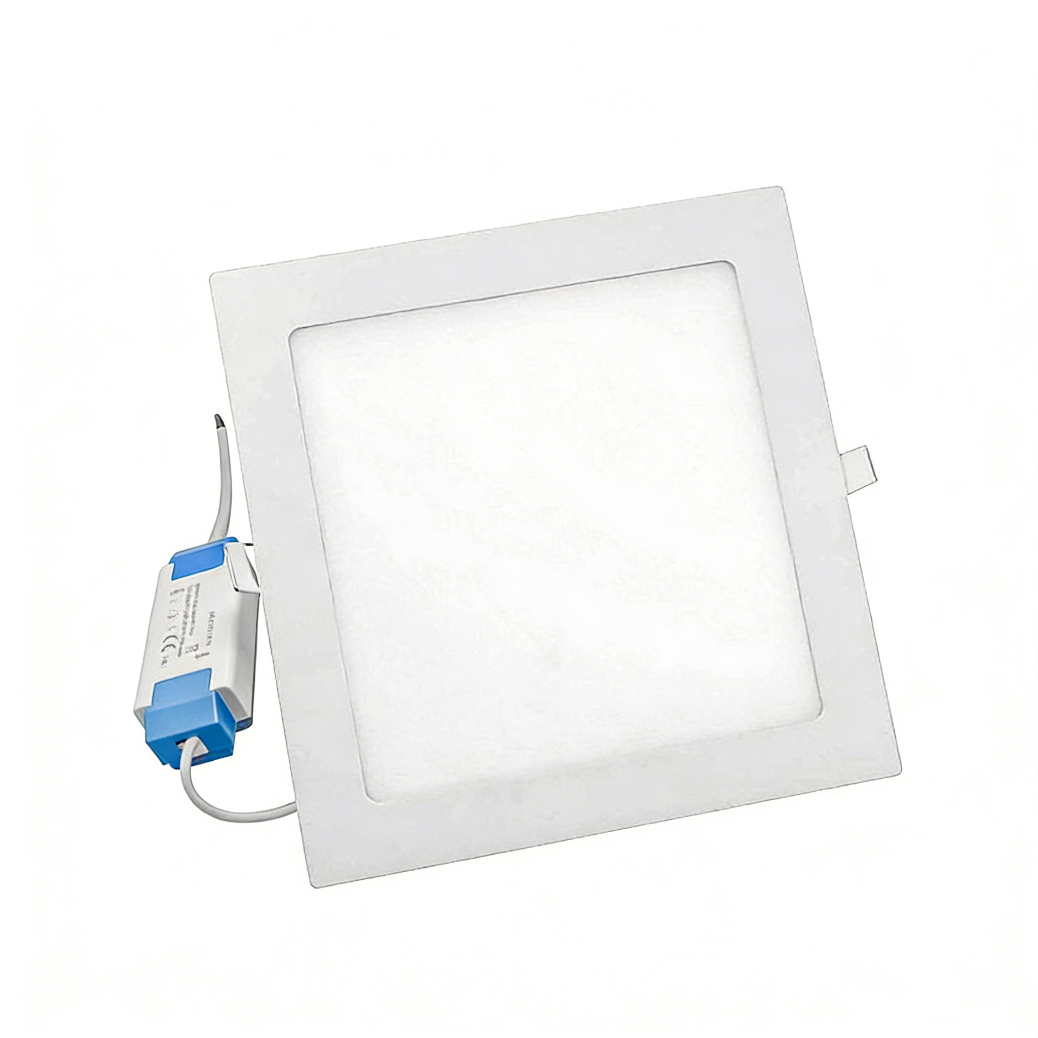 Pannello LED Quadrato SMD 6W 480 Lumen | CCT Regolabile 3000K-4000K-6500K con Driver