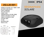 Segnapasso LED Solare da Esterno UNIVERSO ZQ-LJD-001 - immagine 5