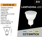 Confezione da 5 Pezzi Universo GU10-06-3C - Lampadina - immagine 7