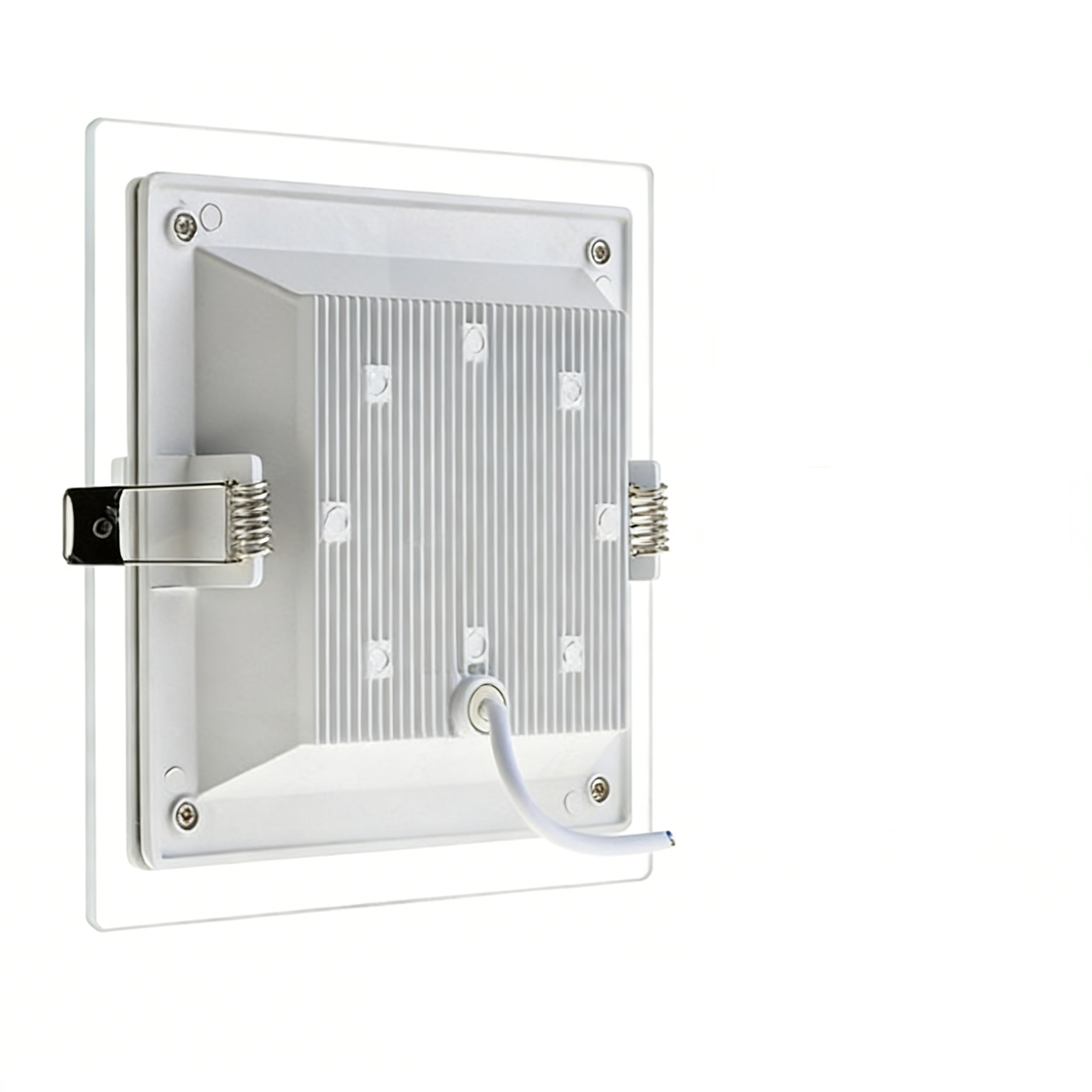 Pannello Faretto LED Quadrato in Vetro 6W Alta Luminosità | CCT Regolabile 3000K-4000K-6500K