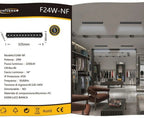 Faretto Incasso Rettangolare Spot COB LED 24W - CRI >90 - immagine 4