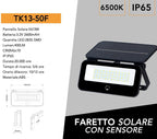 Applique LED a Muro con Pannello Solare e Sensore PIR - immagine 5