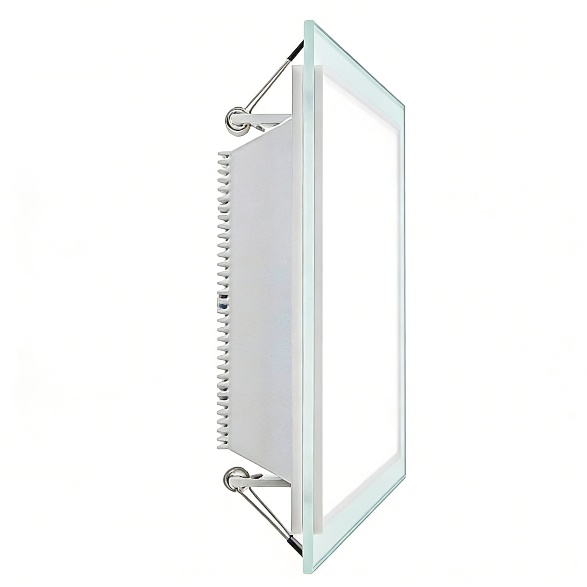 Pannello LED Slim Quadrato in Vetro 9W 780 Lumen | CCT Regolabile 3000K-4000K-6500K