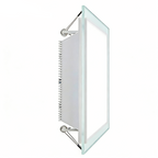 Pannello LED Slim Quadrato in Vetro 6W 500 Lumen - CCT - immagine 2
