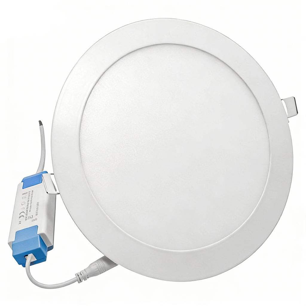 Pannello LED Rotondo SMD 20W 2000 Lumen | CCT Regolabile 3000K-4000K-6500K con Driver