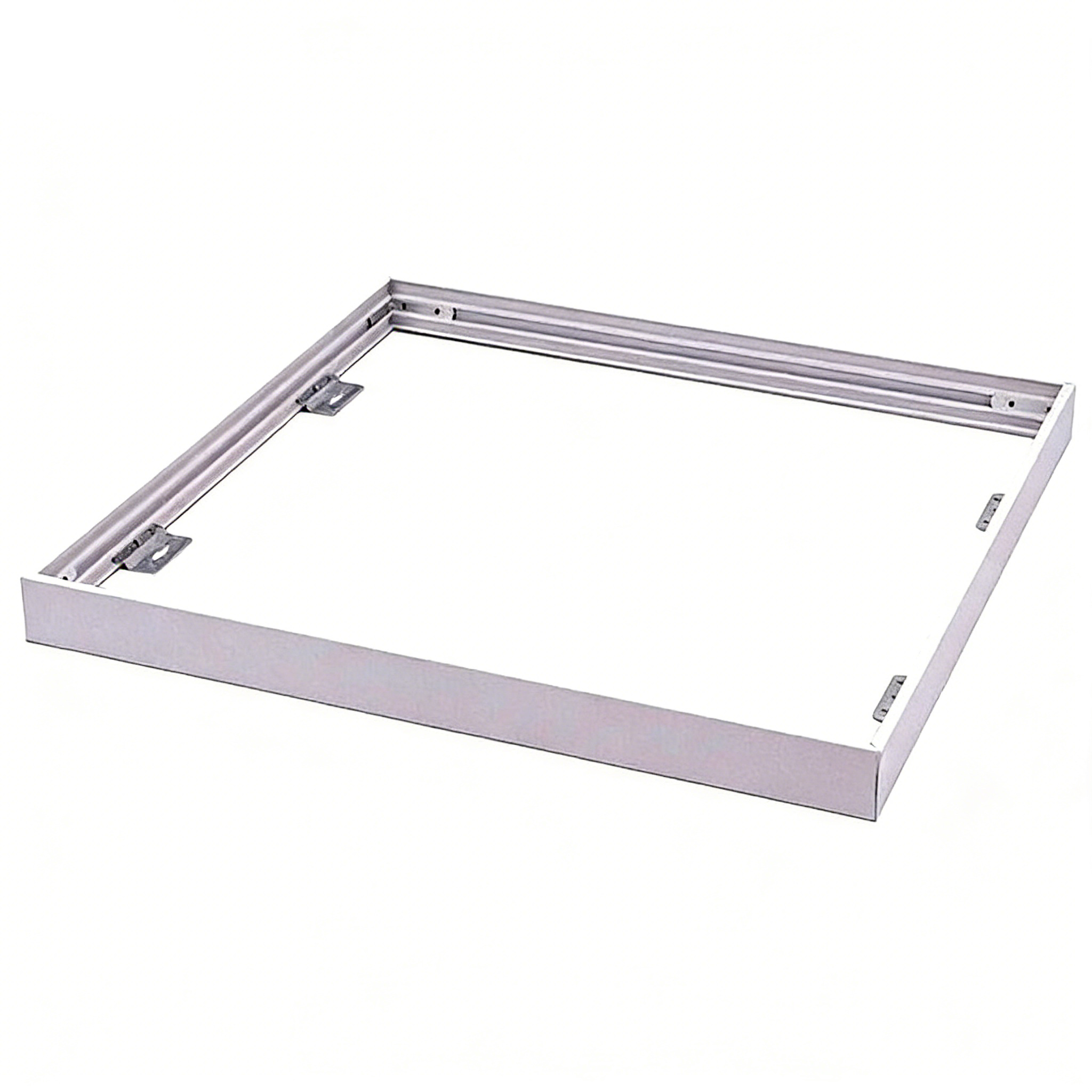 Supporto Metallico con Clip per Montaggio Esterno a Soffitto | Pannelli LED 60x60
