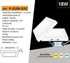 Plafoniera LED Quadrata SMD UNIVERSO 18W - CCT 3in1 - immagine 5