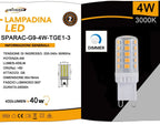Confezione da 5 Pezzi Universo SPARAC-G9-4W-TGE1 - Lampadina - immagine 4