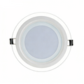 Pannello LED Slim Rotondo in Vetro 24W 2400 Lumen | CCT Regolabile 3000K-4000K-6500K