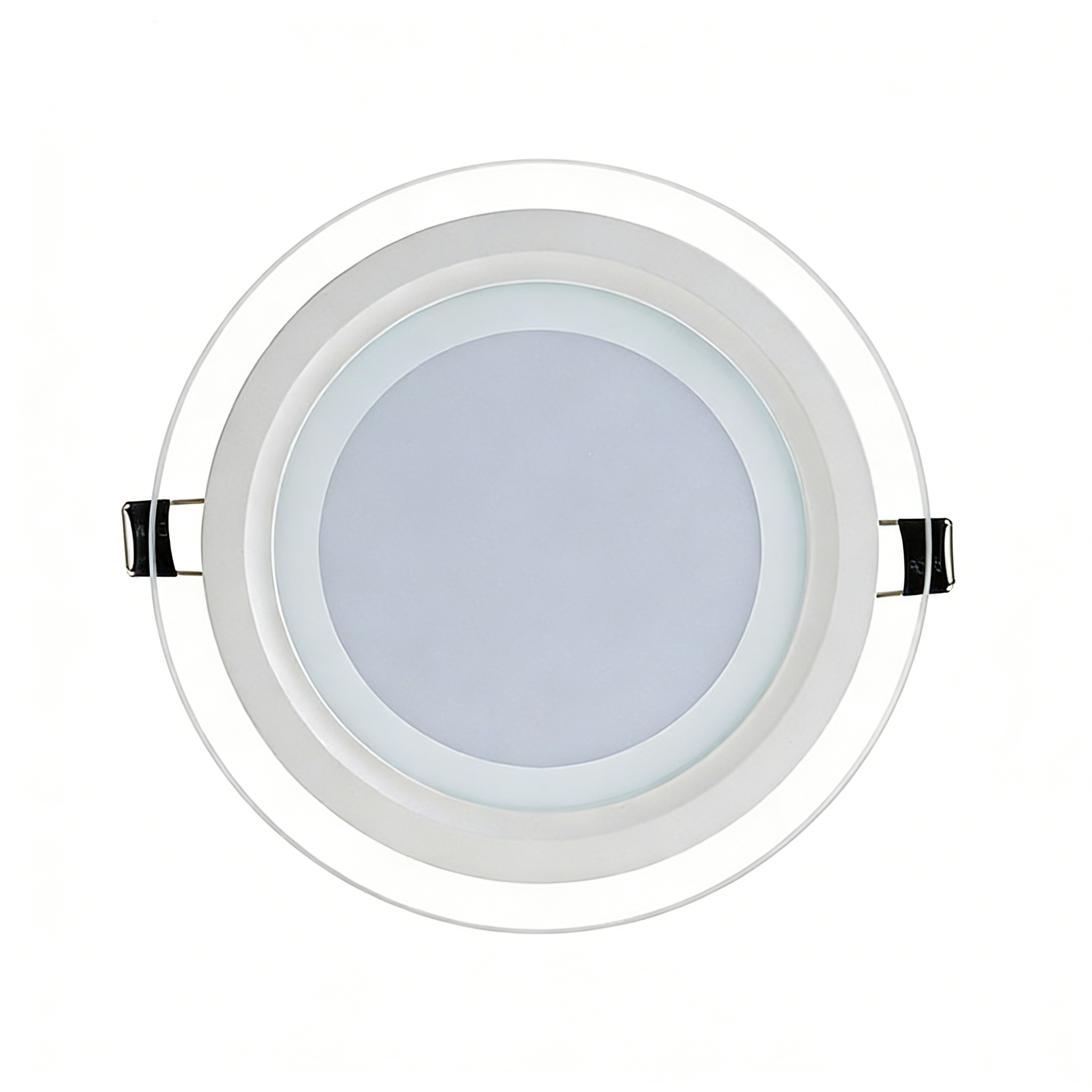 Pannello LED Slim Rotondo in Vetro 24W 2400 Lumen | CCT Regolabile 3000K-4000K-6500K