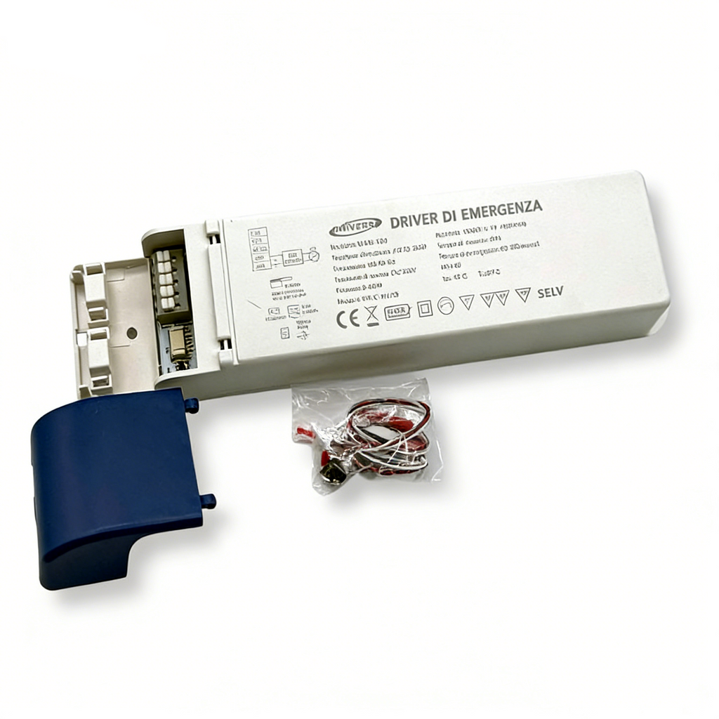 Driver di Emergenza UNIVERSO NA02-F60 per LED 3W-60W | Autonomia 300 Min | Uscita DC 220V
