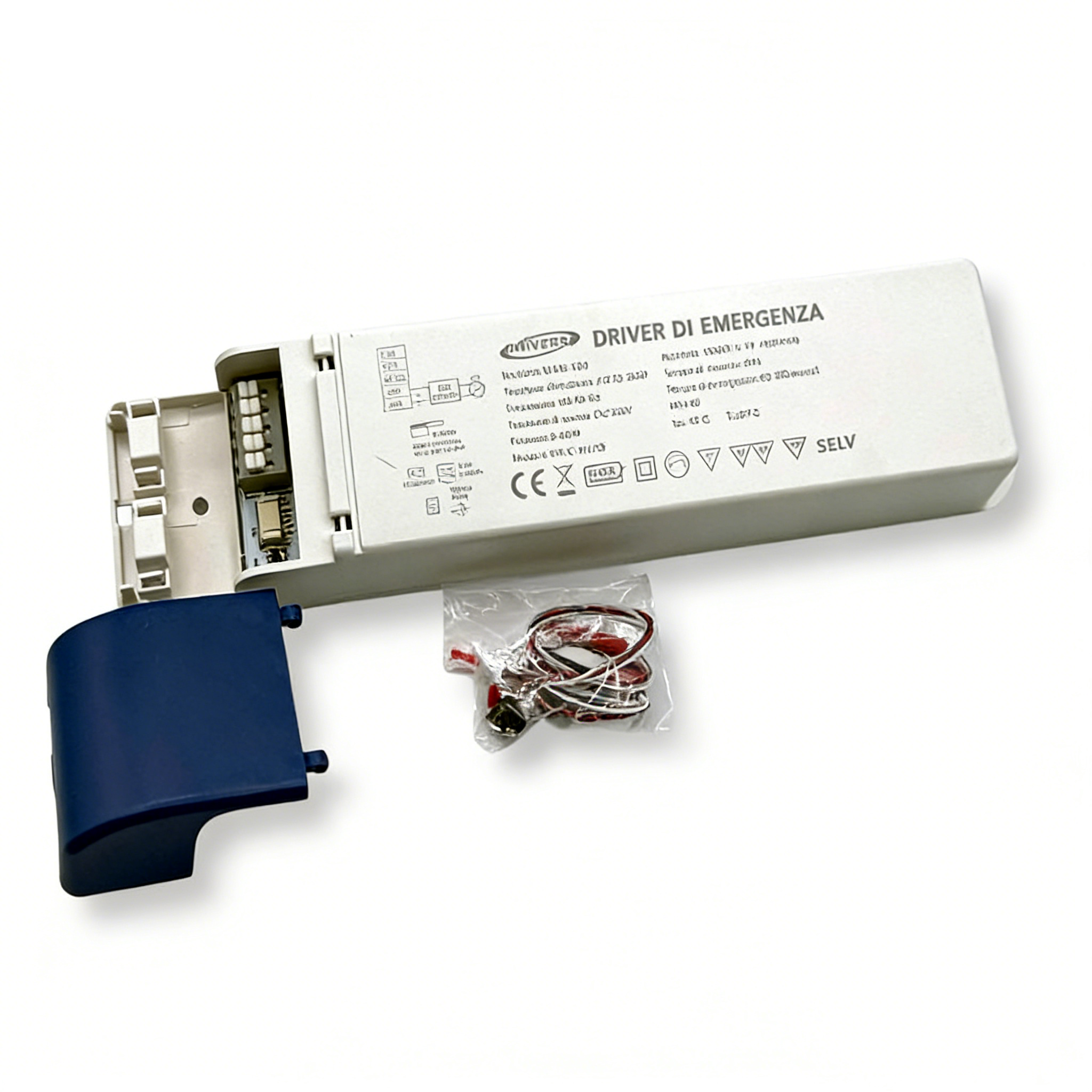 Driver di Emergenza UNIVERSO NA02-F60 per LED 3W-60W | Autonomia 300 Min | Uscita DC 220V