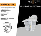 Portalampada lanterna da giardino UNIVERSO 524WA-B247-B - immagine 5