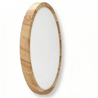 Plafoniera Ultra Slim Rotonda Effetto Legno - LV-400-L3C - immagine 3