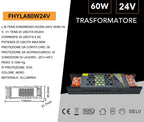 Alimentatore Slim Metallico Stabilizzato - FHYLA60W24V - immagine 4