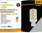Lampadina LED G9 Universo SPARAC-G9-8W-001 - 8W Tubolare - immagine 4