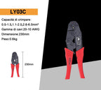 Pinza Crimpatrice per Capicorda Isolati e Non - da 0.5 a 6 - immagine 4