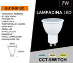 Lampadina Faretto LED Universo GU10-07-3C - 7W, 510 Lumen - immagine 4
