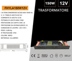 Alimentatore slim metallico stabilizzato - FHYLA150W12V - immagine 7