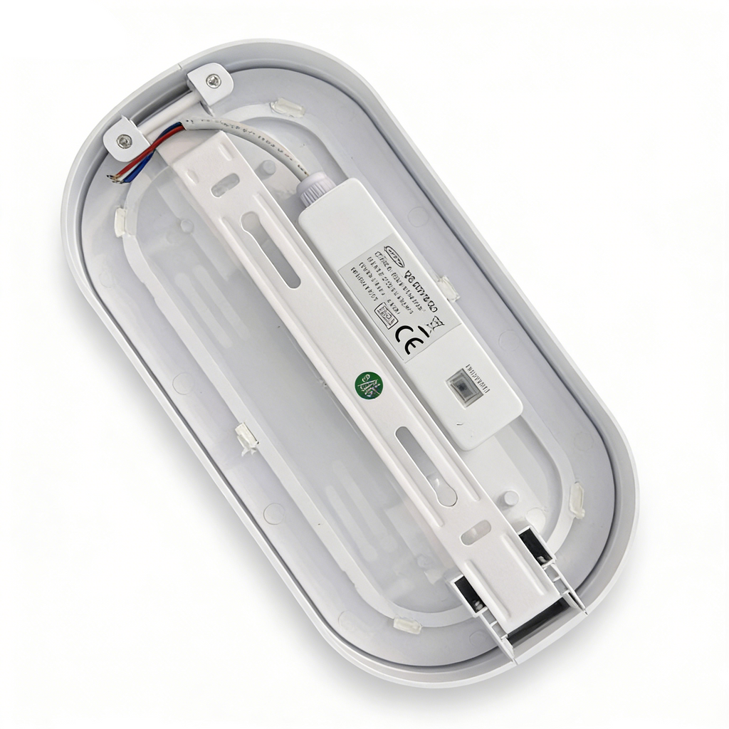 Plafoniera LED SMD Ovale Esterno UNIVERSO XG-907-B3C 23W IP65 | Switch CCT 3in1 3000K-4000K-6500K