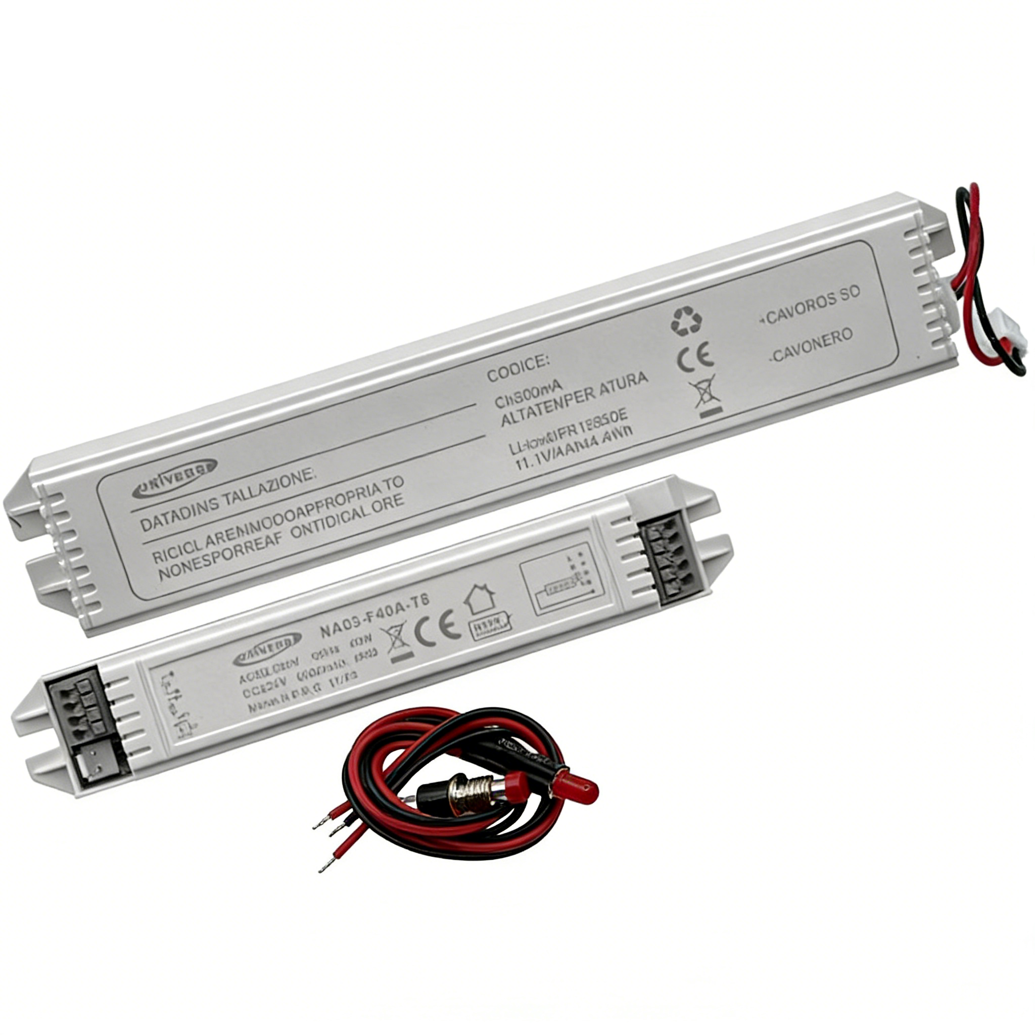 Kit Emergenza UNIVERSO NA03-F40A-T8 per LED 3W-40W | Autonomia 300 Min