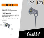 Faretto Orientabile da Giardino con Picchetto per Lampadine - immagine 5