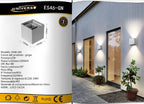 Applique Lampada da Muro Grigia - Doppio LED COB 12W con - immagine 4