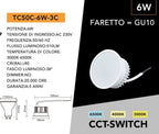 Modulo LED Universo TC50C-6W-3C - 6W, 510 Lumen, Faretto - immagine 5