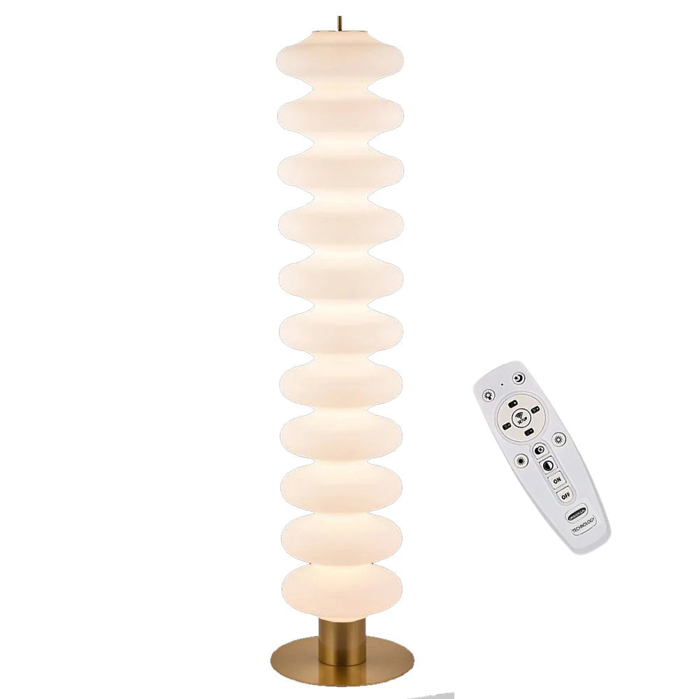 UNIVERSO D18-3C Lampada Piantana LED di Design 43W con Bluetooth, CCT Selezionabile, Telecomando e Controllo da App