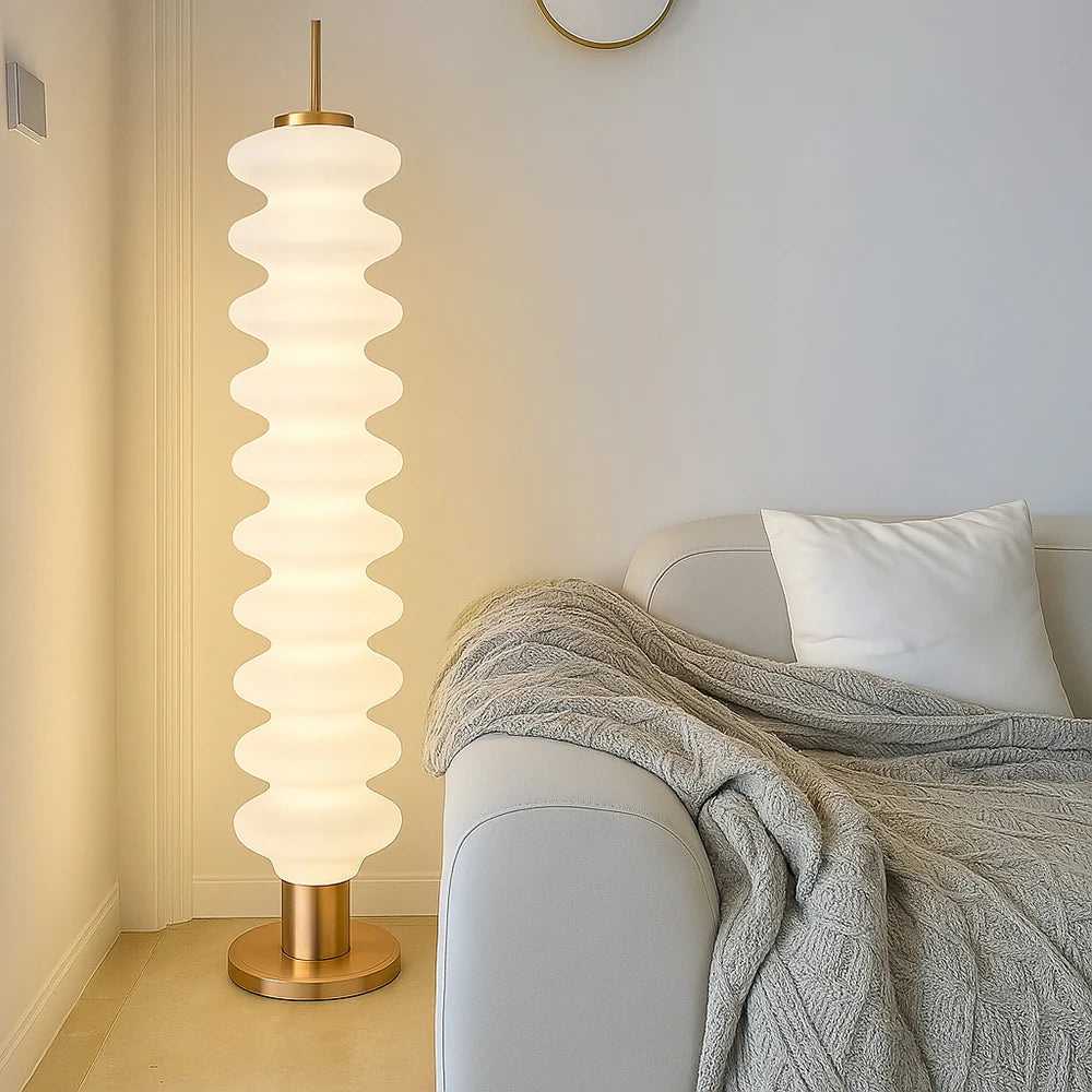 UNIVERSO D18-3C Lampada Piantana LED di Design 43W con Bluetooth, CCT Selezionabile, Telecomando e Controllo da App
