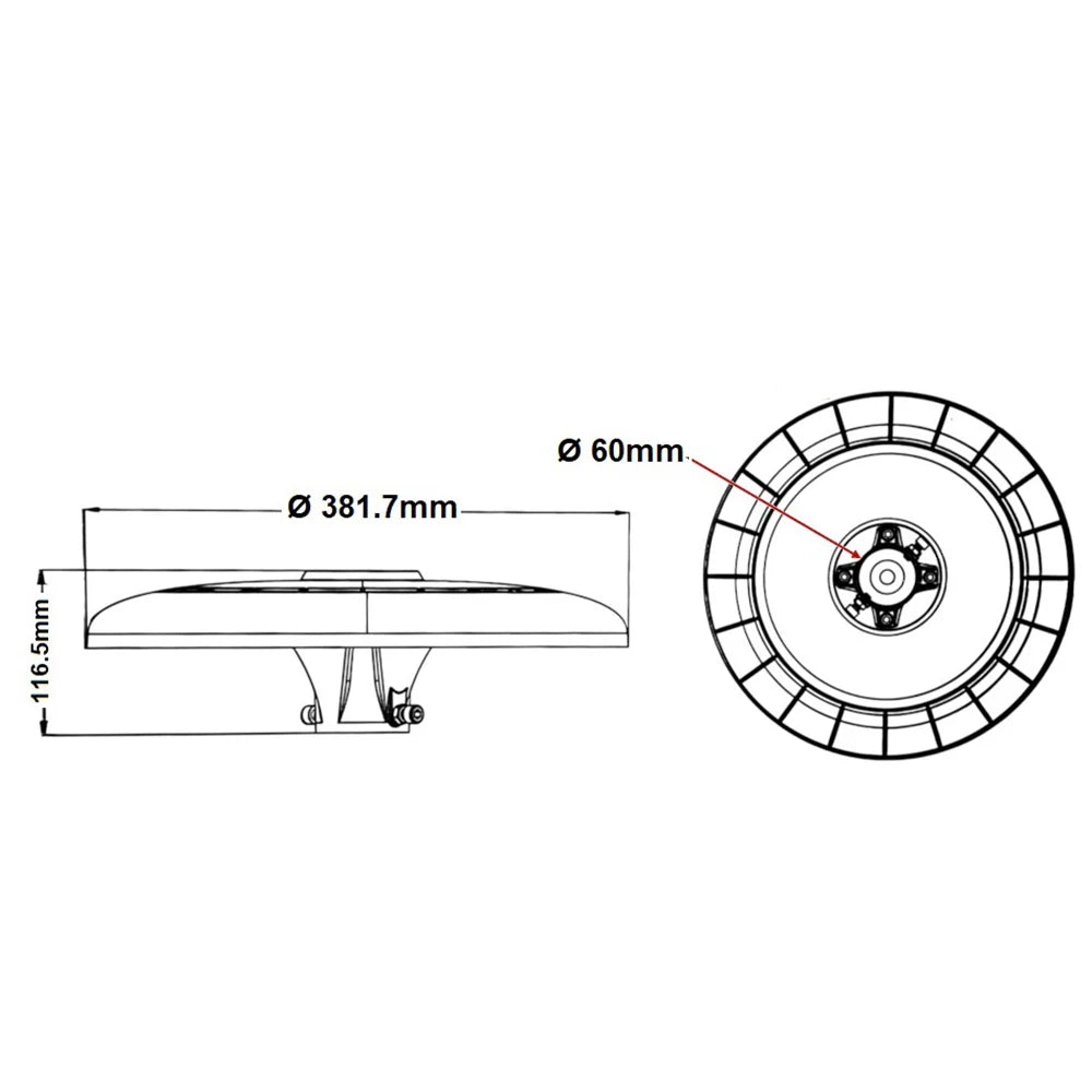 UNIVERSO ATA-3C Lampada Testa Palo LED SMD 120W Dimmerabile con Selettore CCT Temperatura Luce IP65