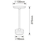 Lampada da tavolo portatile D38-N3C 3W USB-C - Universo - immagine 17