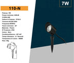 Universo 110 Lampada Faretti LED da Giardino con Base e - immagine 9