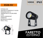 Proiettore COB LED Orientabile da Giardino Nero 3.5W IP65 - immagine 4