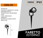 Proiettore COB LED Orientabile da Giardino con Picchetto 5W - immagine 4